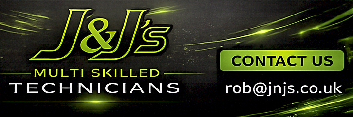 J&J's contact banner with email address